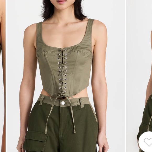 AFRM cargo pants and corset top set - Picture 4 of 7